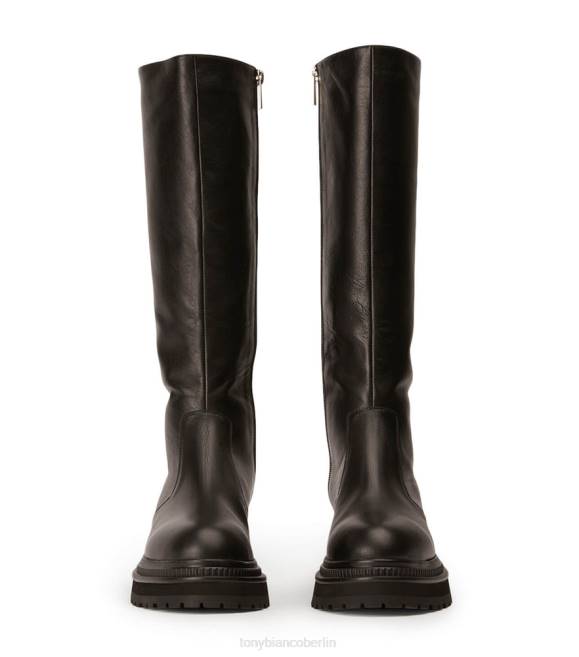 kniehohe Stiefel| de Tony Bianco Frauen Hitch-Kalbsstiefel schwarzes Venedig 4624433
